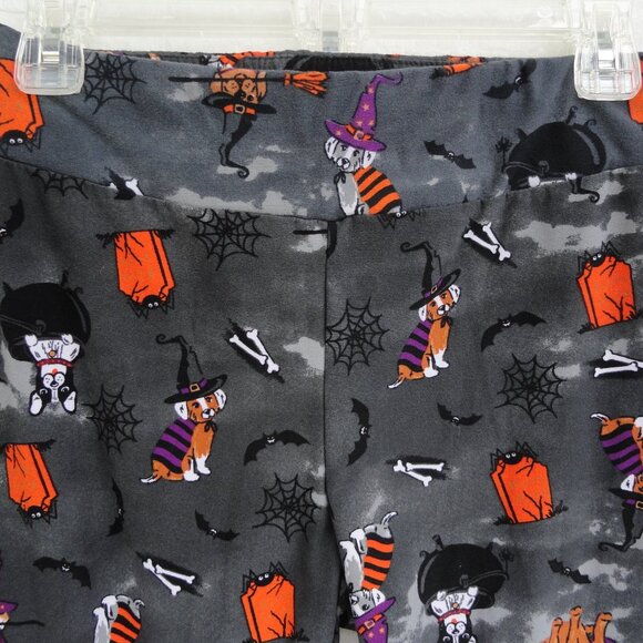 2 for $15 Time And Tru Halloween Leggings High Rise Full Length Soft Size Medium - Picture 2 of 6